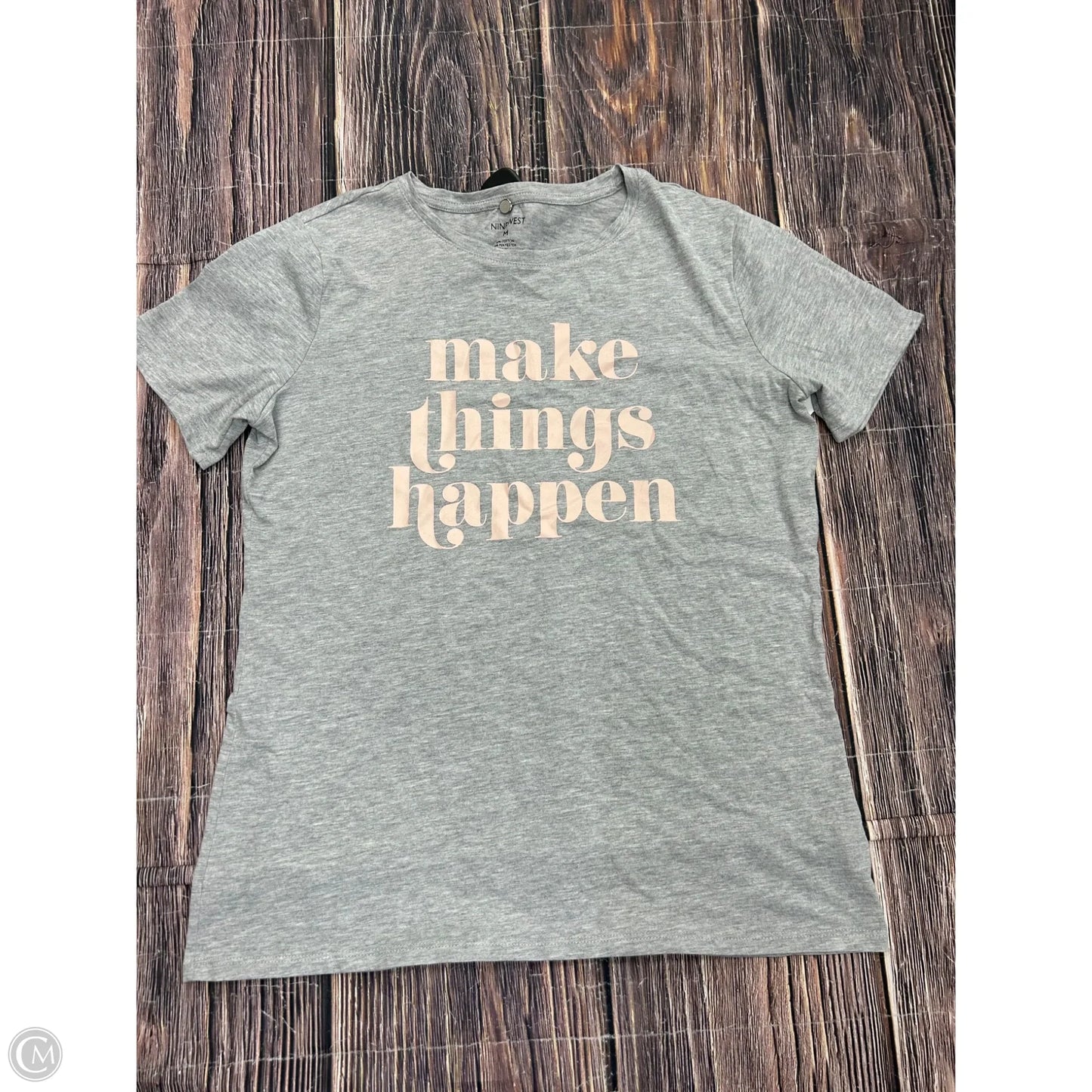 Top Short Sleeve By Evri In Pink, Size: 1x