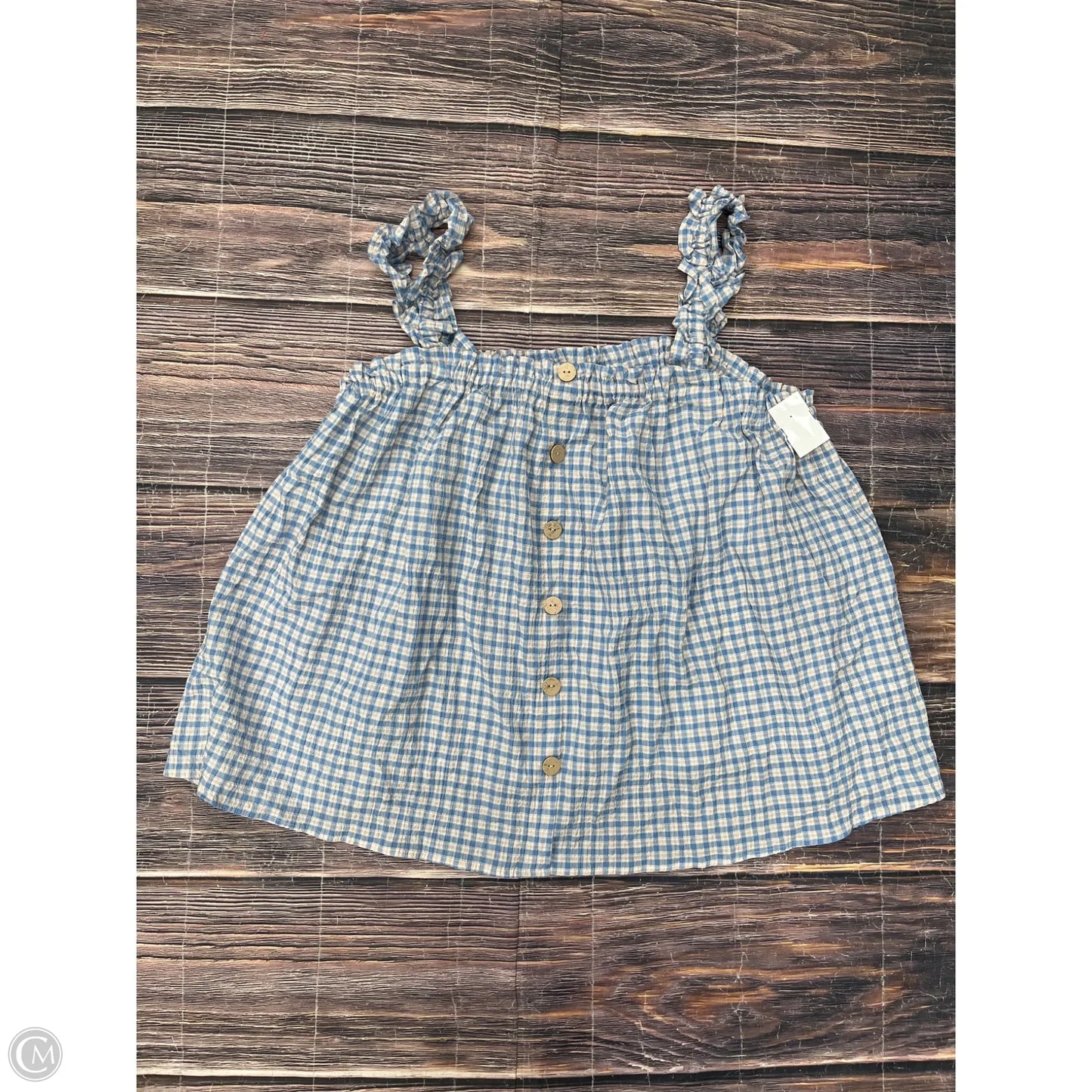 Tank Top By Cato In Blue, Size: 3x