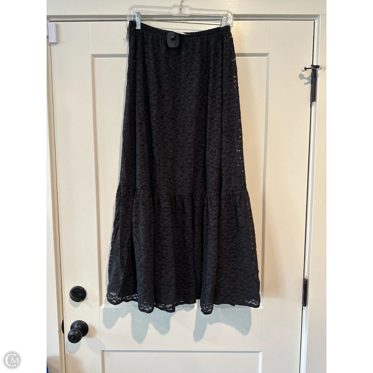 Skirt Maxi By Aerie In Black, Size: L