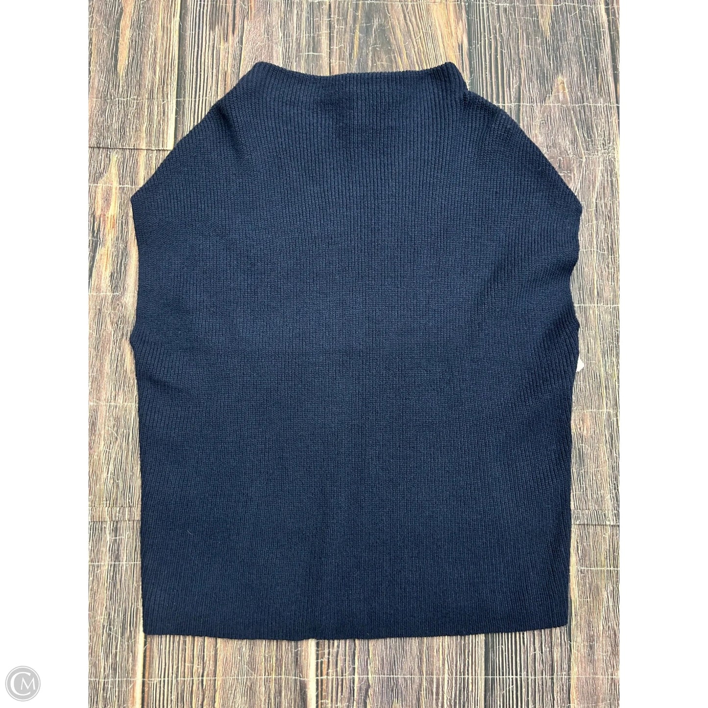 Sweater Short Sleeve By Chicos In Blue, Size: S