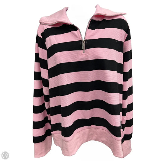 Sweatshirt Collar By Jodifl In Black & Pink, Size: L