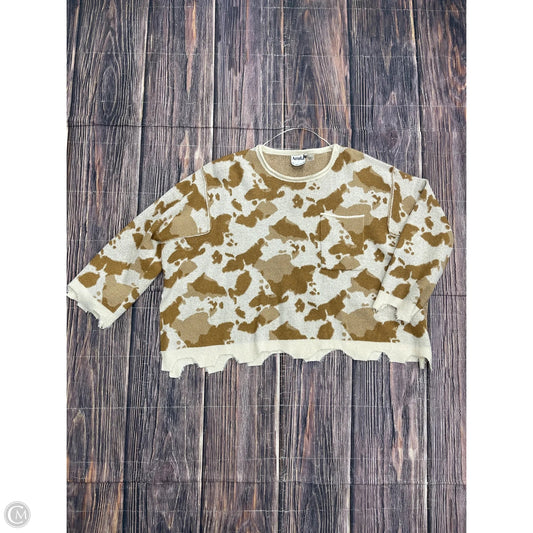 Sweater By Arula In Tan, Size: 1x