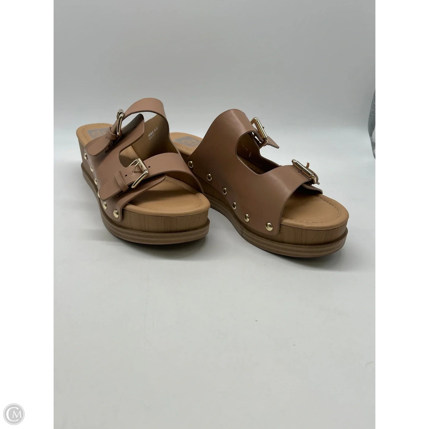 Sandals Heels Platform By Dolce Vita In Tan, Size: 9.5