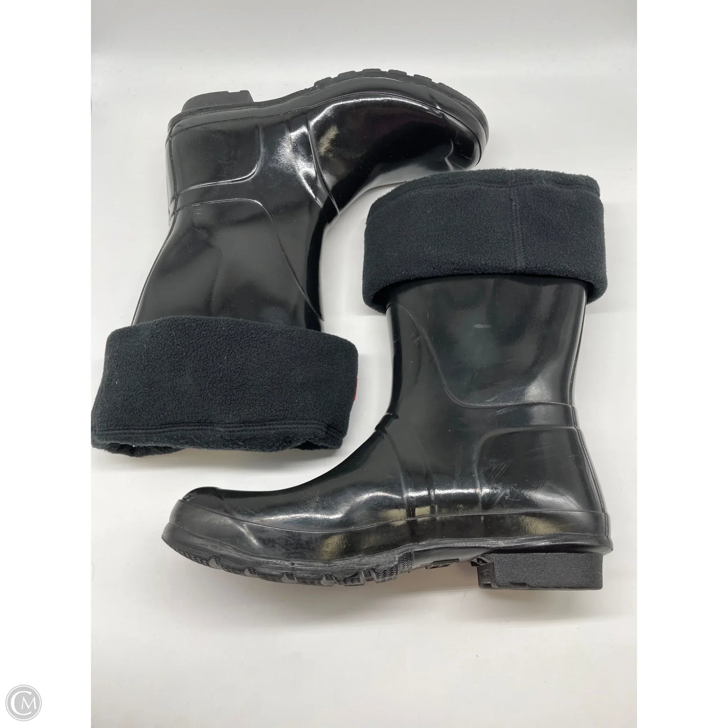 Boots Rain By Hunter In Black, Size: 11