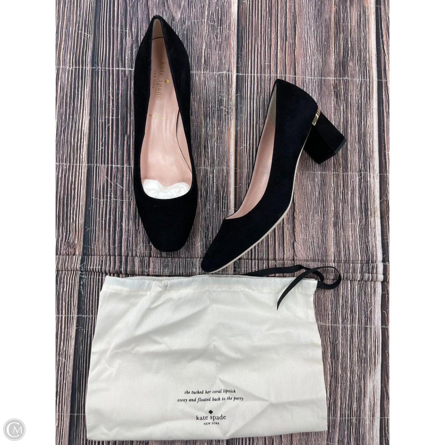 Shoes Designer By Kate Spade In Black, Size: 9