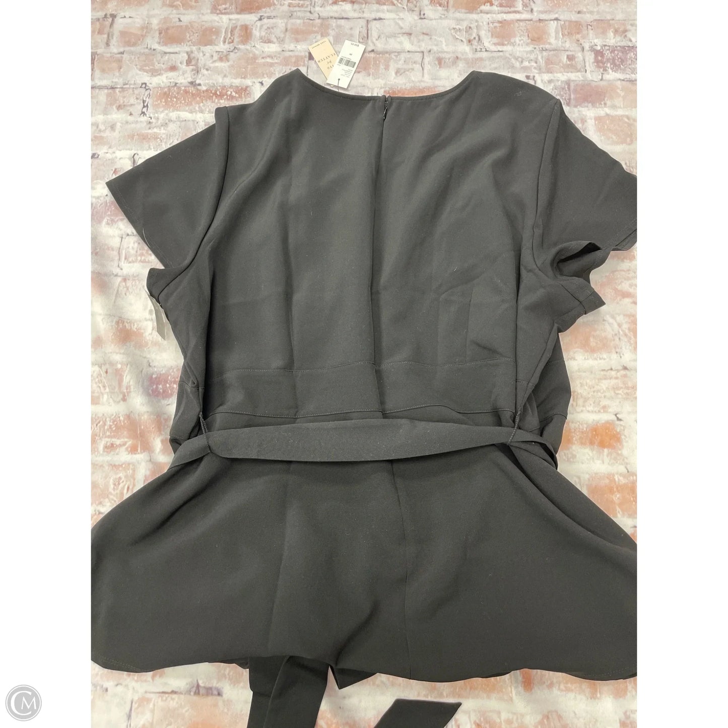 Top Short Sleeve By Lane Bryant In Black, Size: 2x