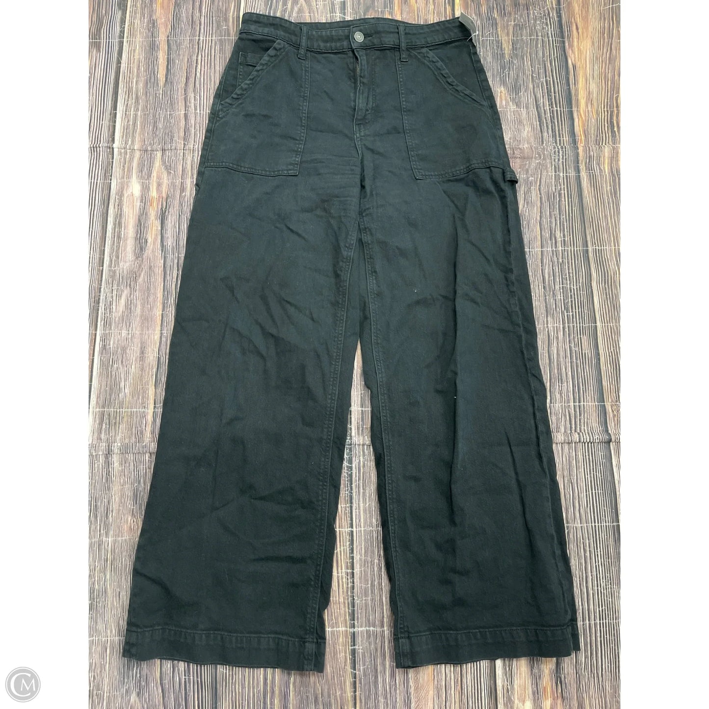 Pants Cargo & Utility By American Eagle In Black Denim, Size: 10