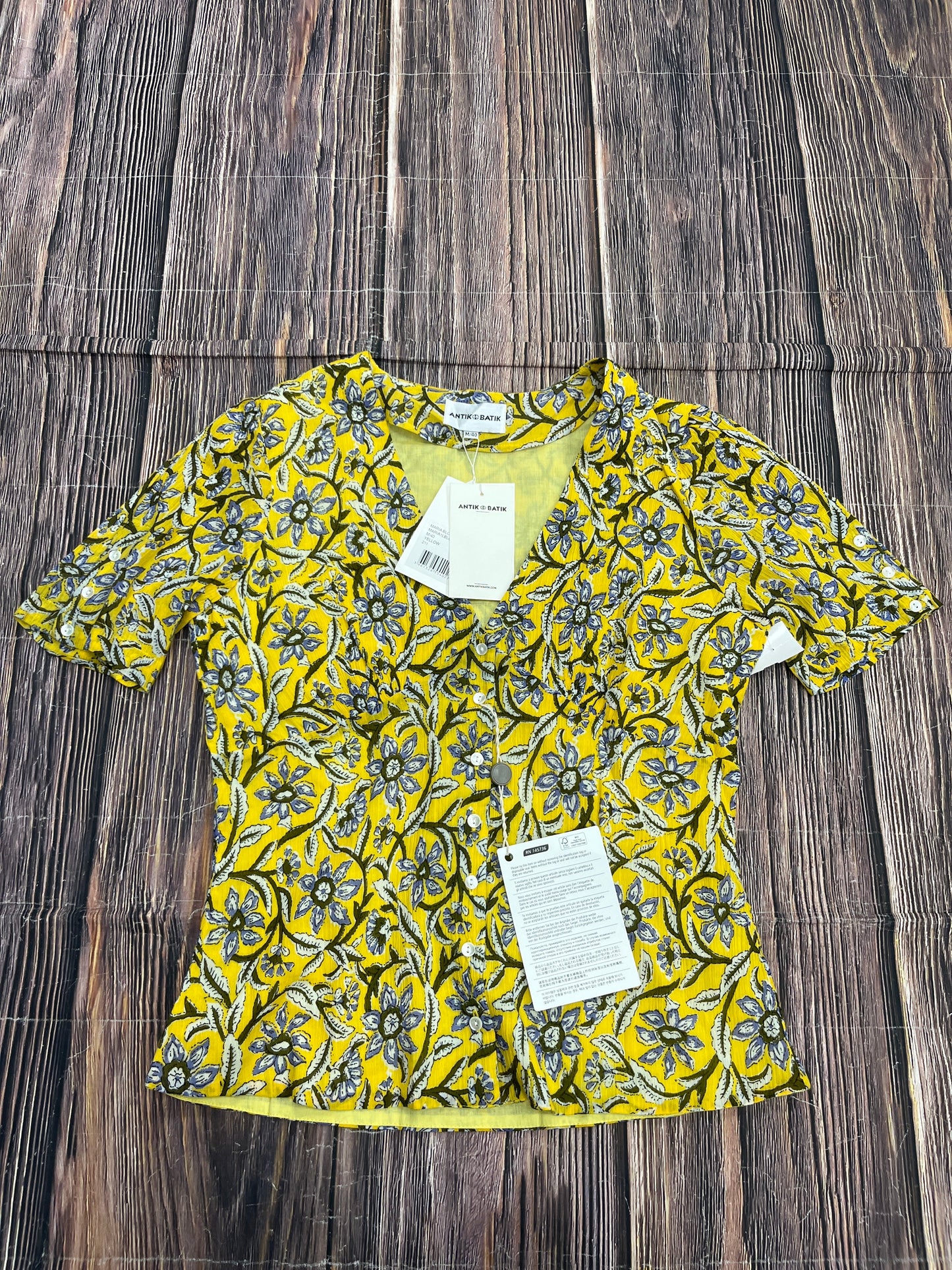 Top Short Sleeve By Antik Batik  Size: M