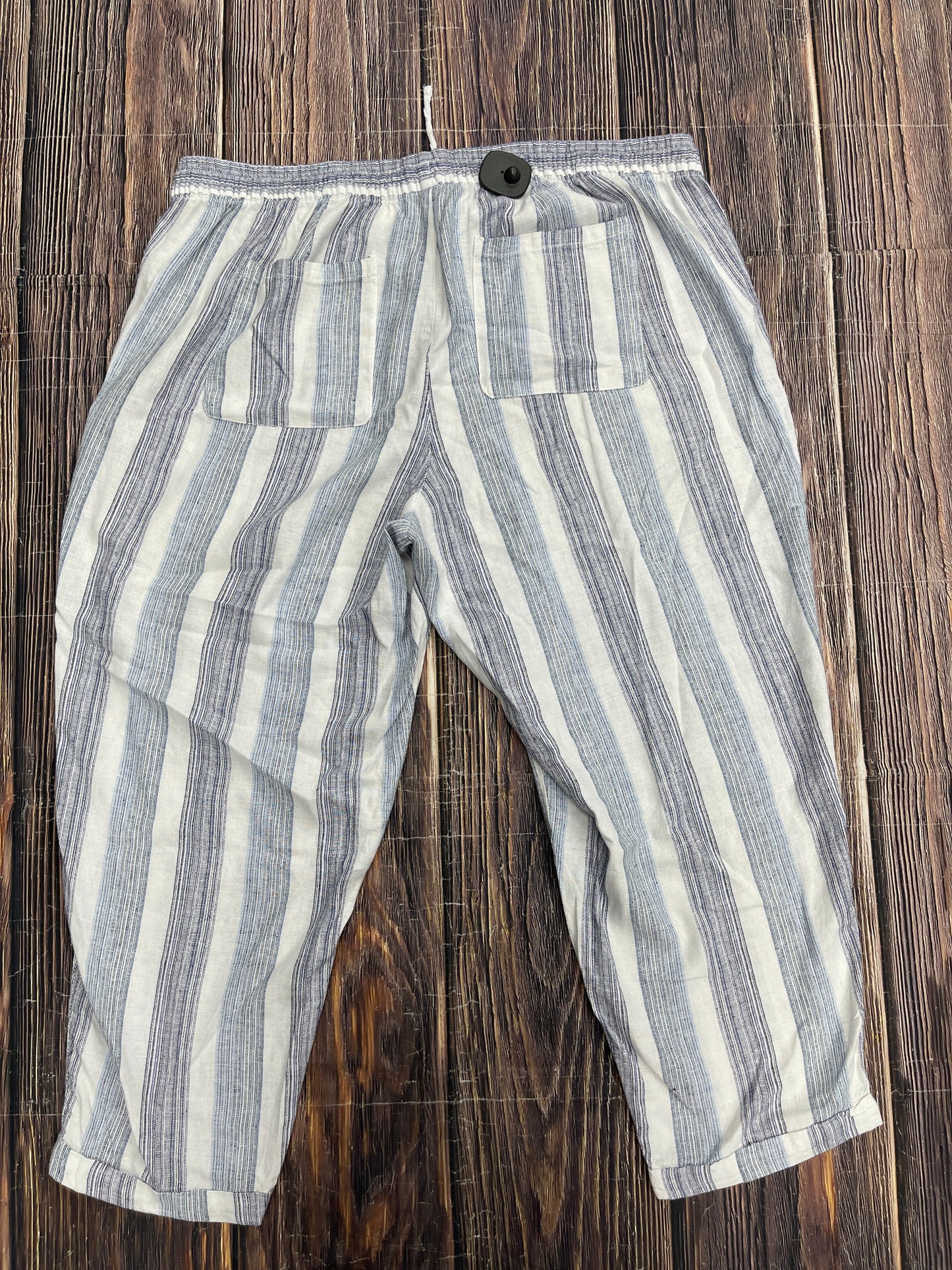 Blue Pants Linen Old Navy, Size 2x
