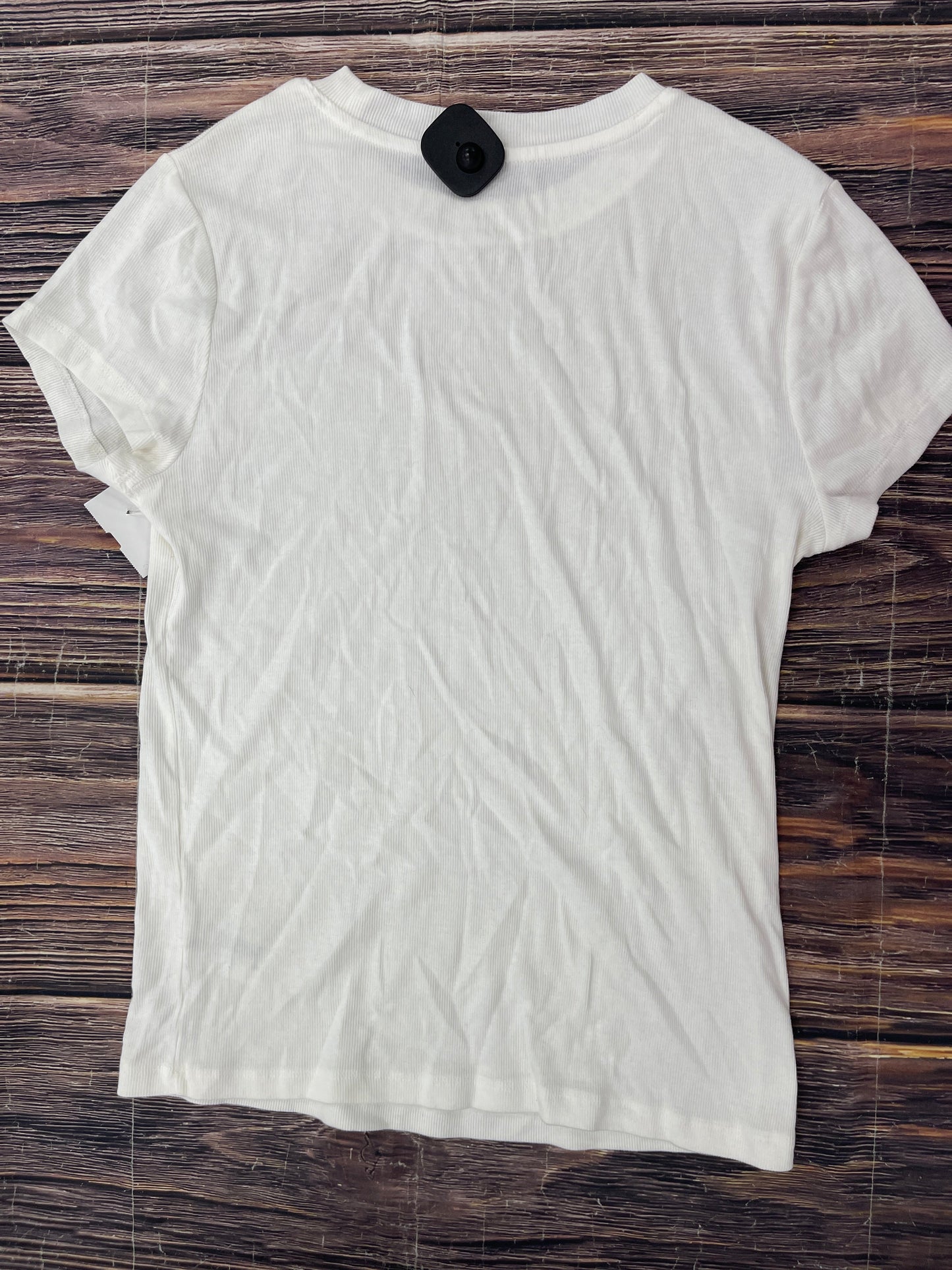White Top Short Sleeve Basic A New Day, Size L