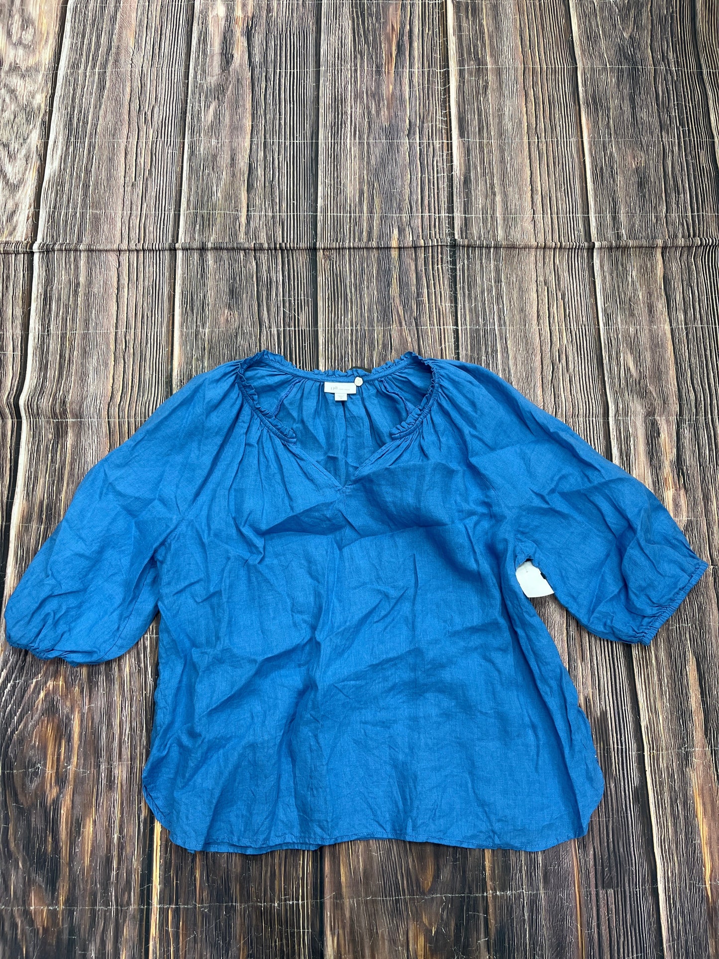 Top Short Sleeve By J. Jill In Blue, Size: M