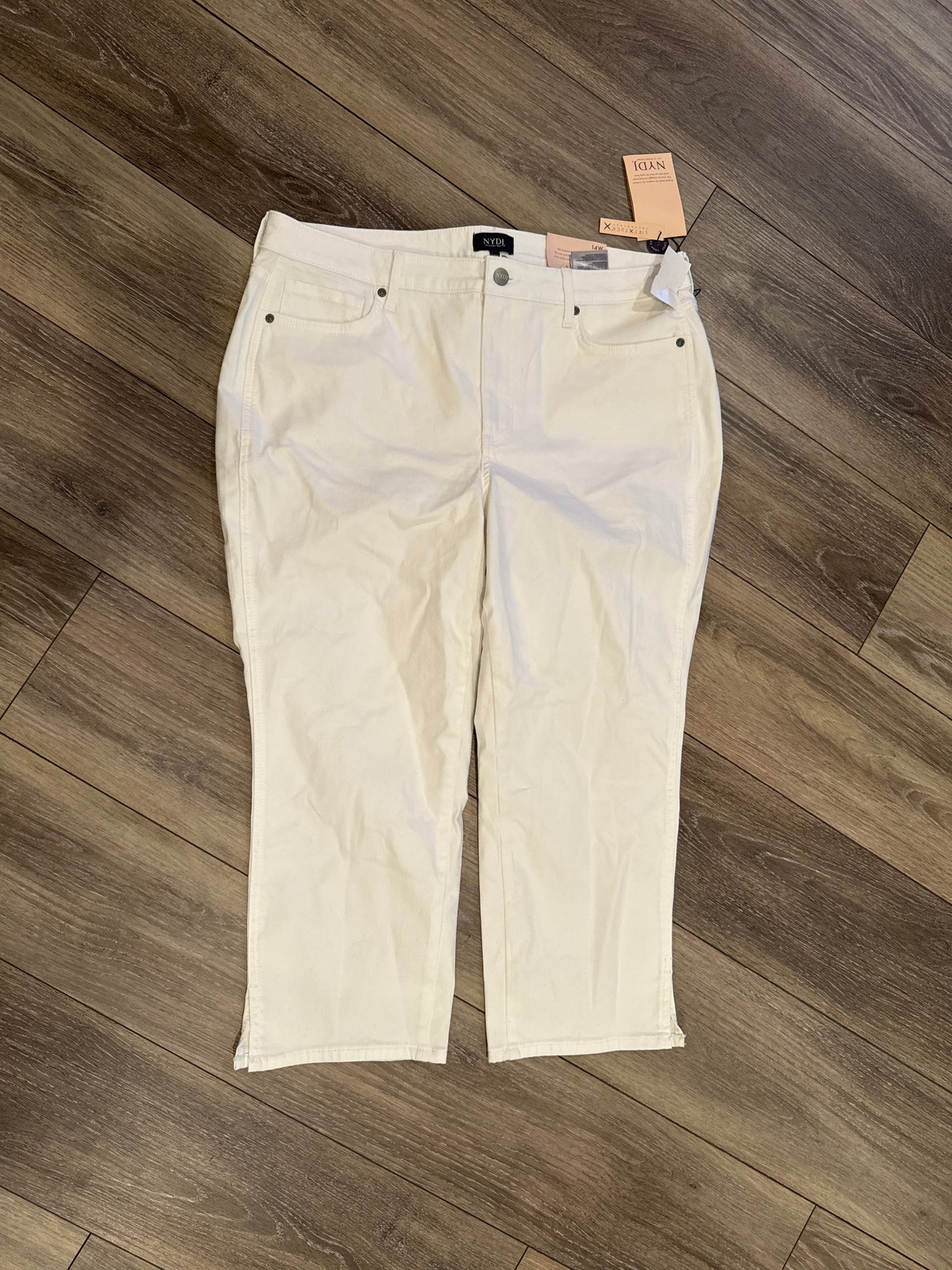 Pants Cropped By Not Your Daughters Jeans In White, Size: 14