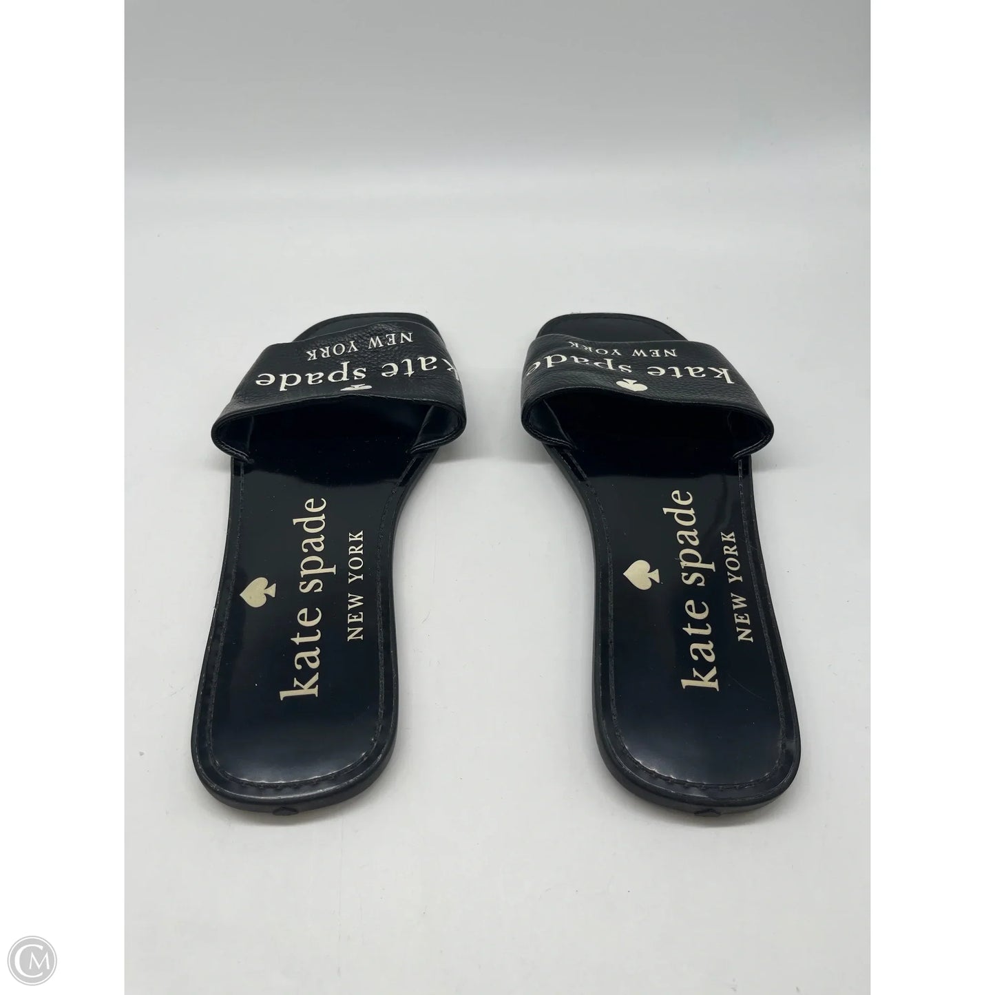 Sandals Designer By Kate Spade In Black, Size: 8