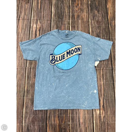 Top Short Sleeve By Clothes Mentor In Blue, Size: L