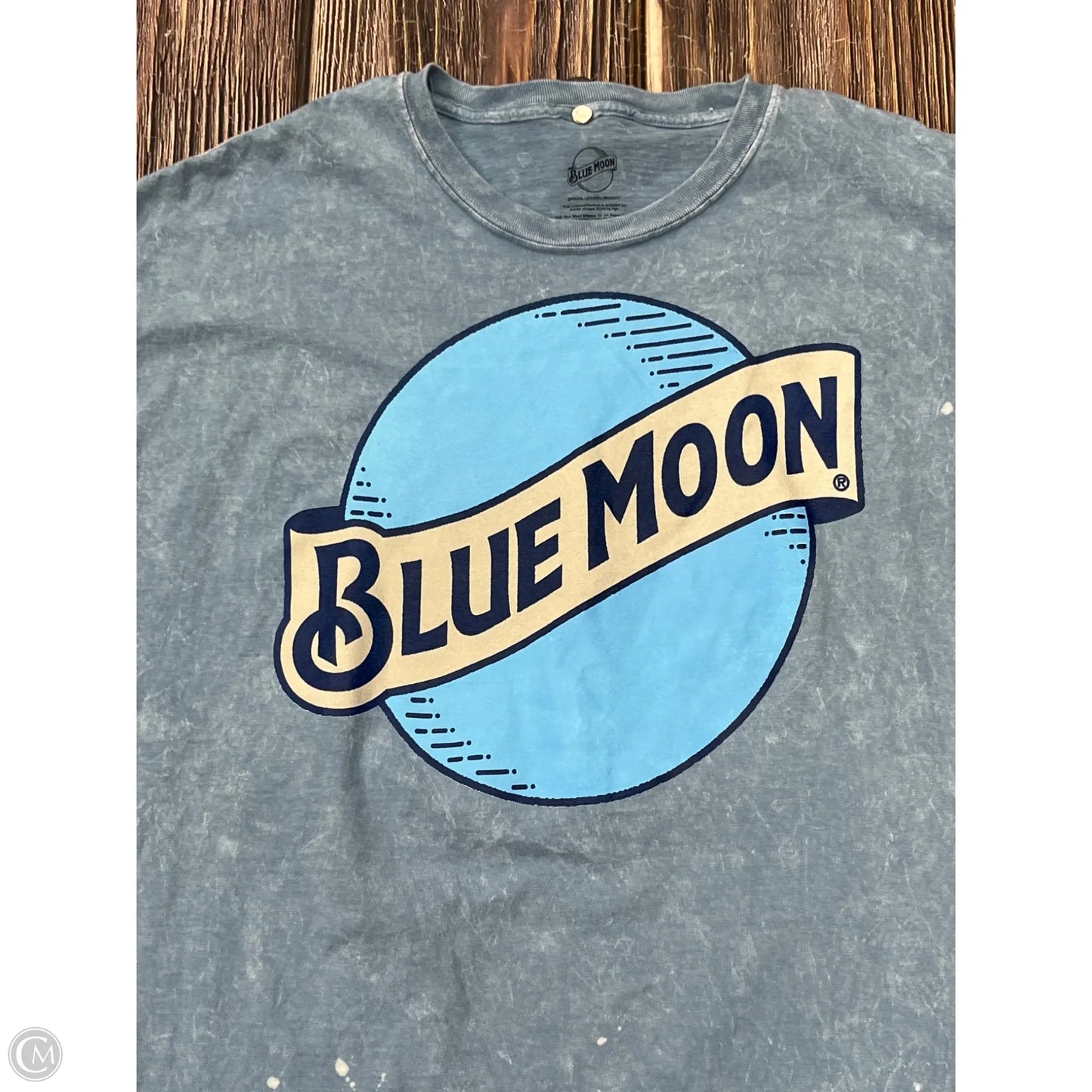 Top Short Sleeve By Clothes Mentor In Blue, Size: L