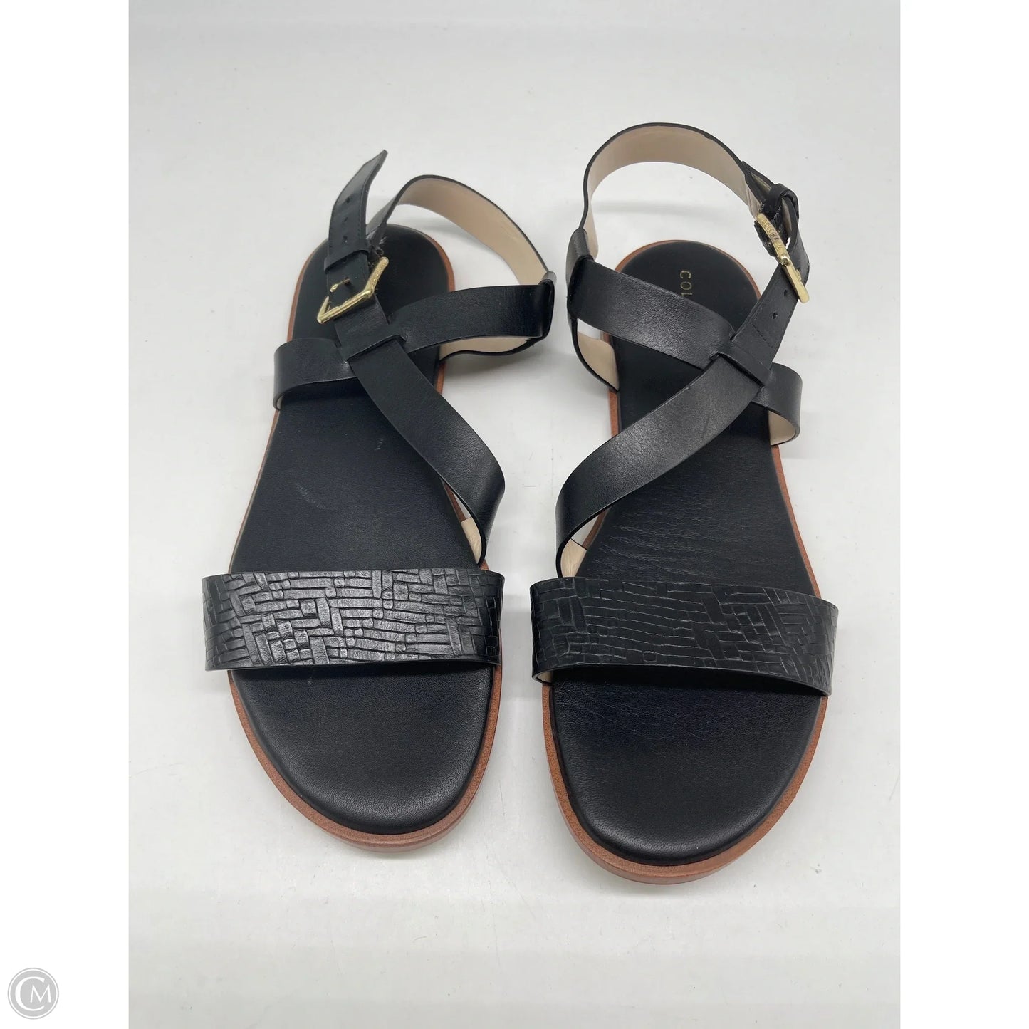 Sandals Flats By Cole-haan In Black, Size: 8.5