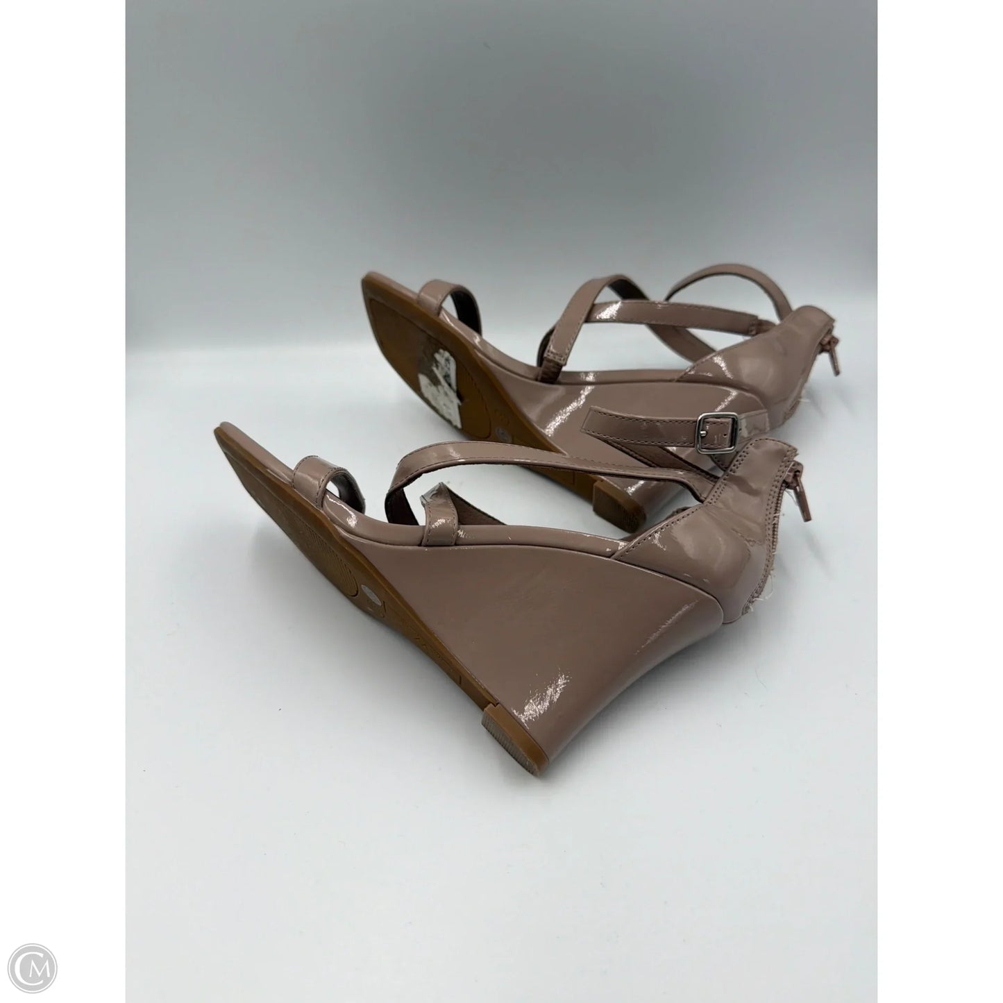 Shoes Heels Wedge By Worthington In Mauve, Size: 6.5