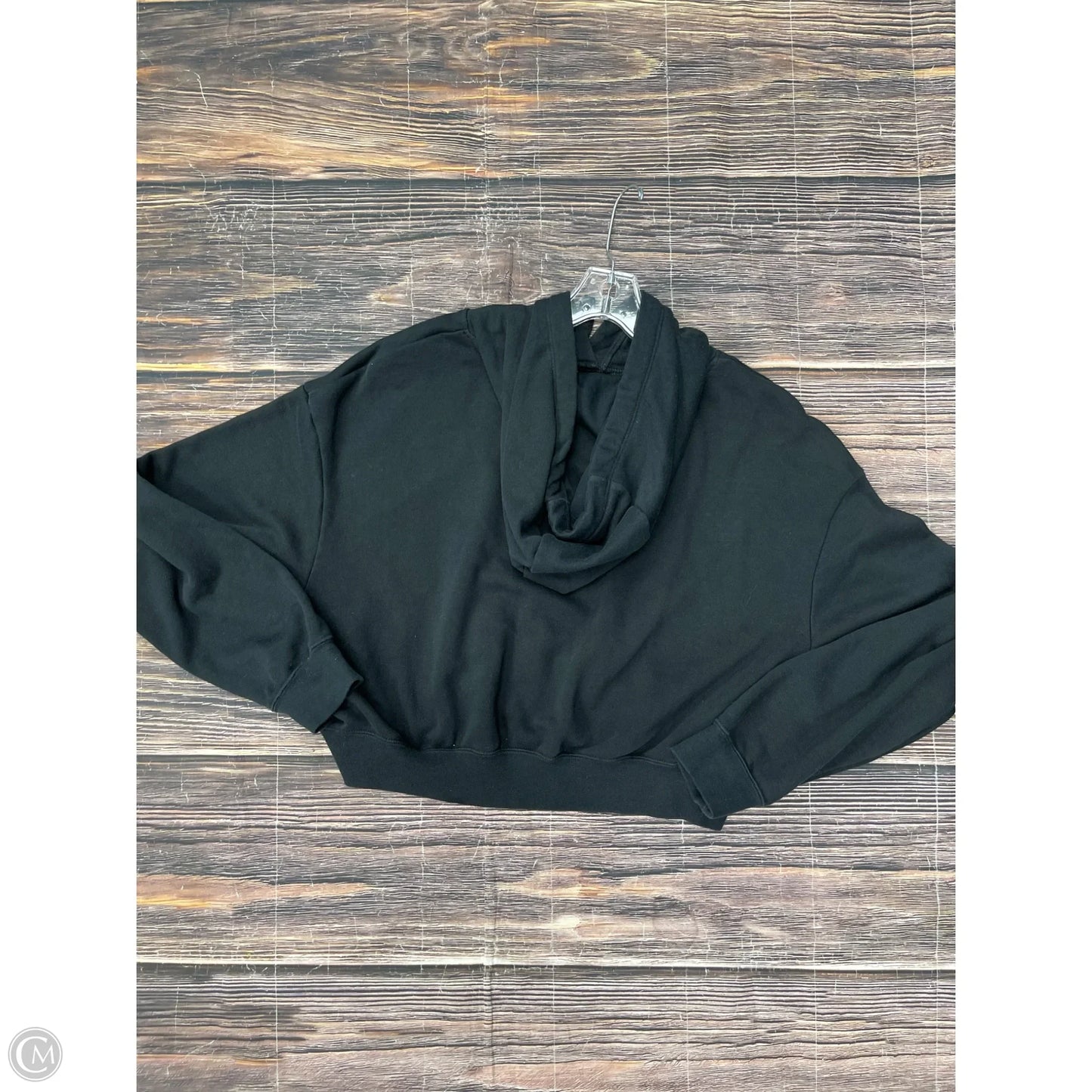 Sweatshirt Hoodie By Nike In Black, Size: S