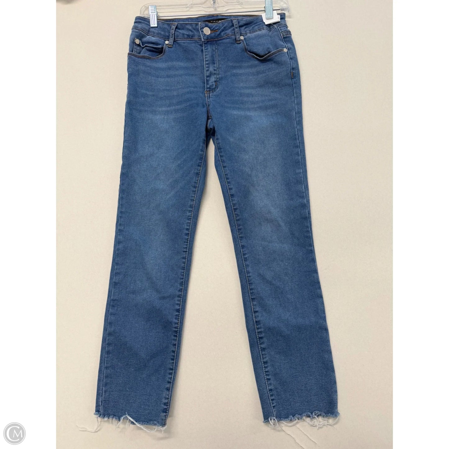 Jeans Skinny By Tahari In Blue Denim, Size: 6