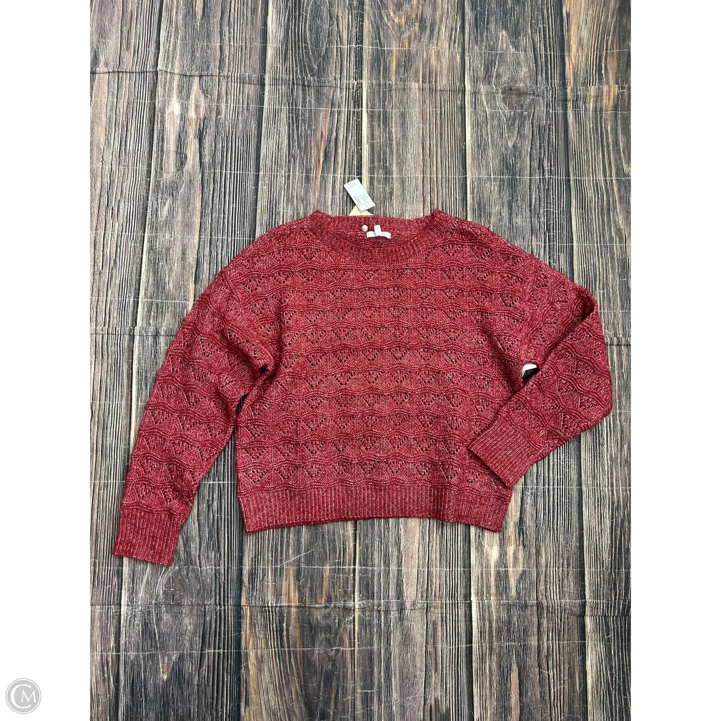 Sweater By Maurices In Red, Size: M