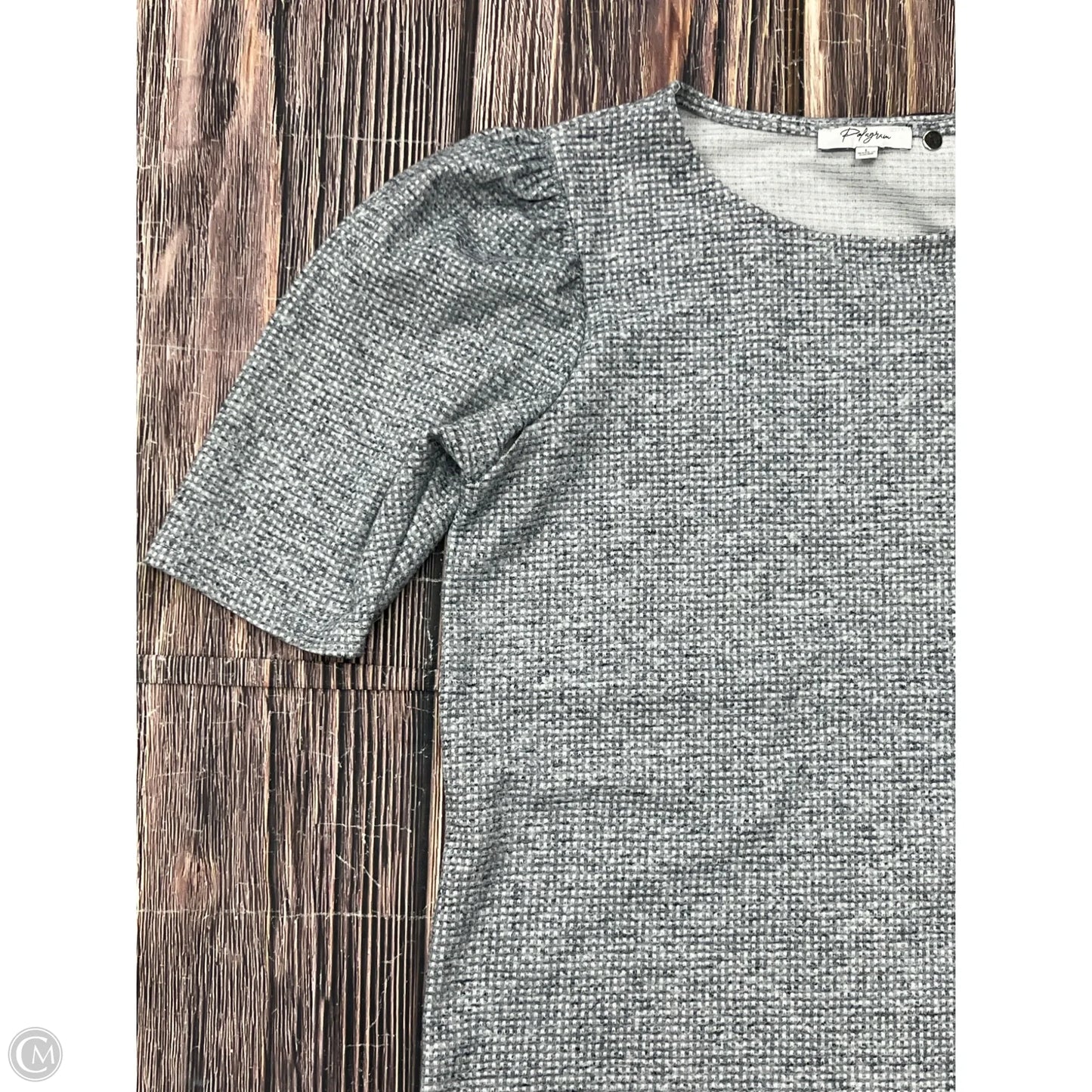 Top Short Sleeve By Clothes Mentor In Grey, Size: L