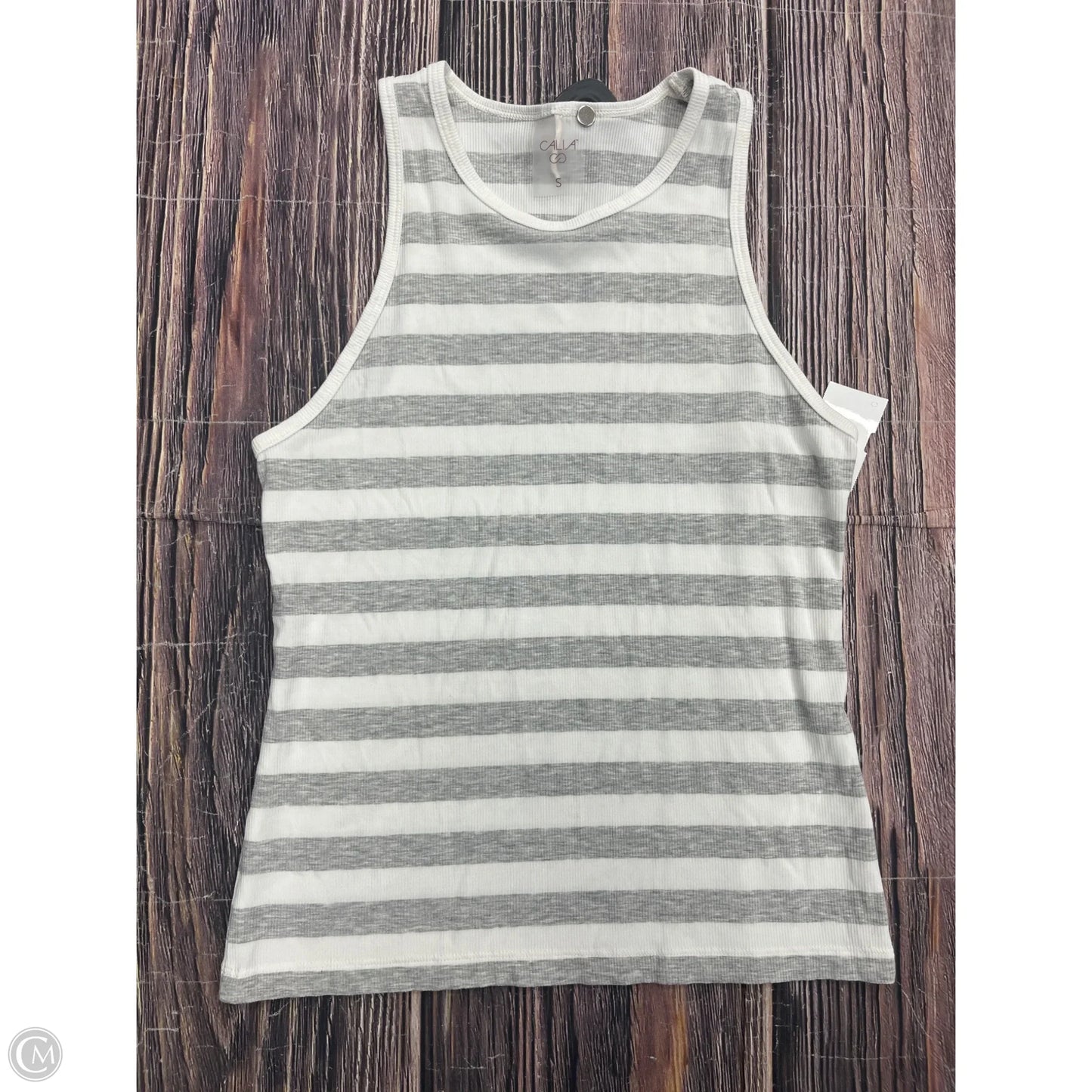 Tank Top By Calia In Striped Pattern, Size: S