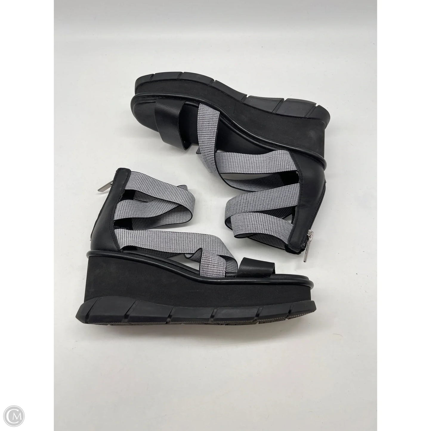 Sandals Heels Platform By Sorel In Black, Size: 7