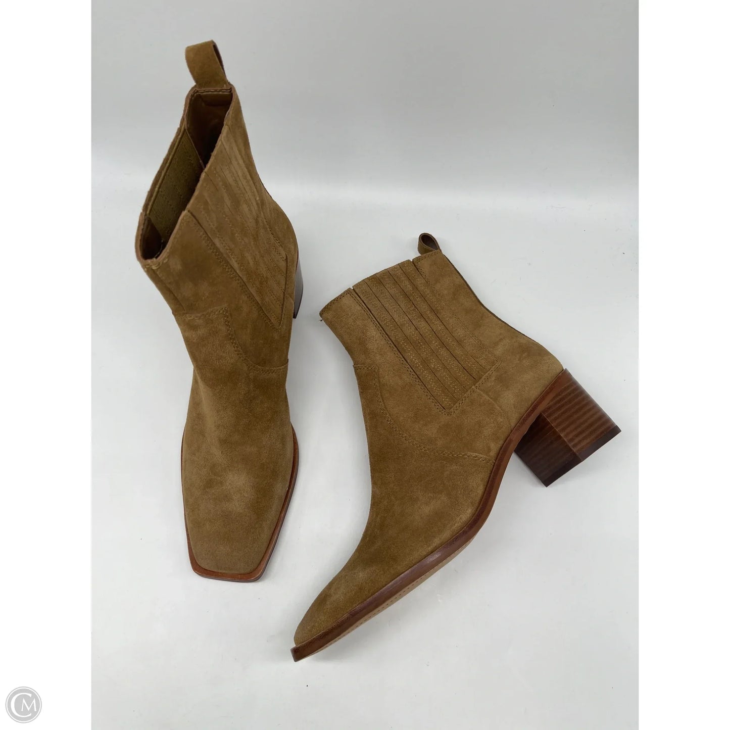 Boots Ankle Heels By Dolce Vita In Brown, Size: 12