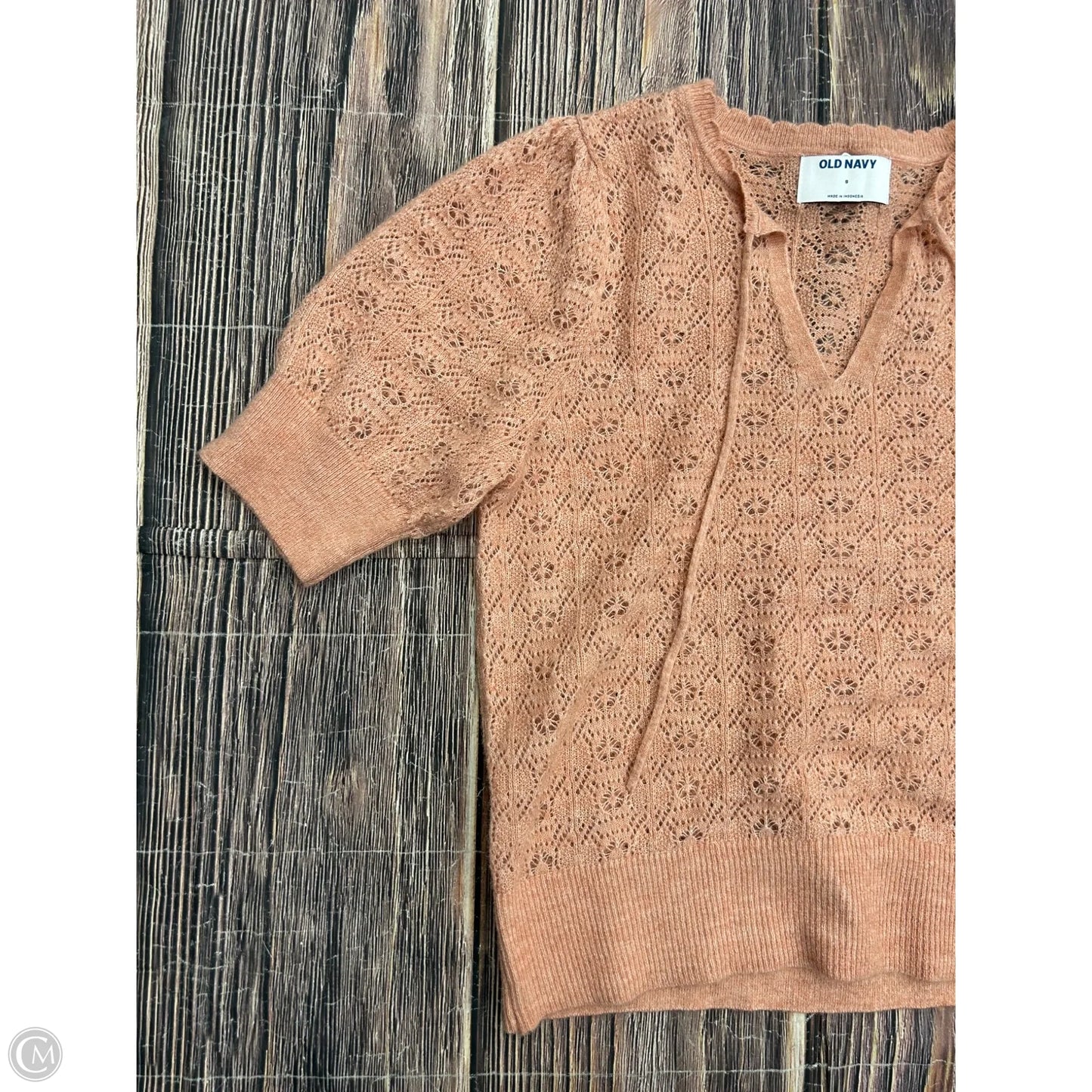 Sweater Short Sleeve By Old Navy In Pink, Size: S