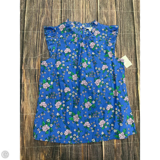 Top Sleeveless By J. Crew In Blue, Size: Xs