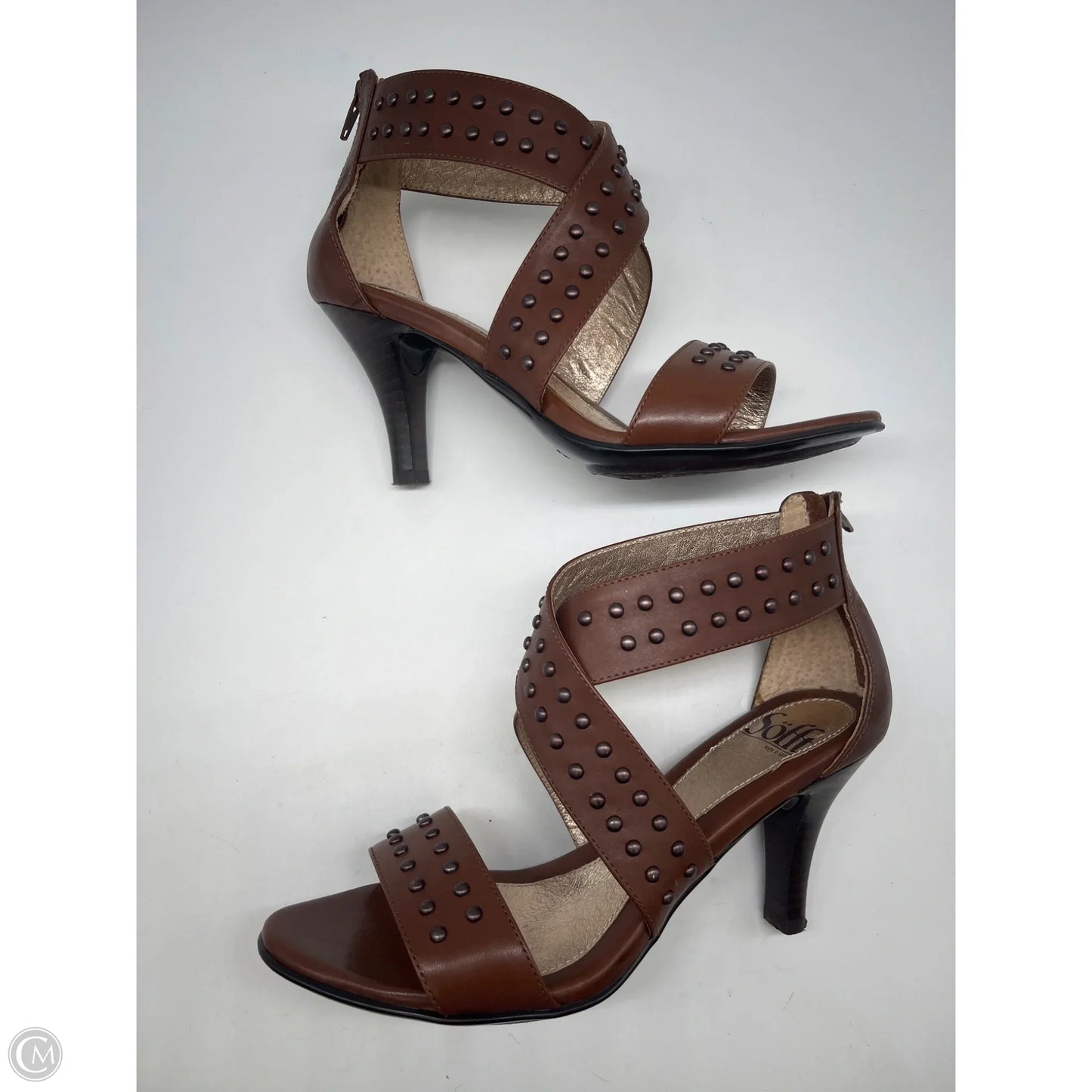 Shoes Heels Stiletto By Sofft In Brown, Size: 6.5