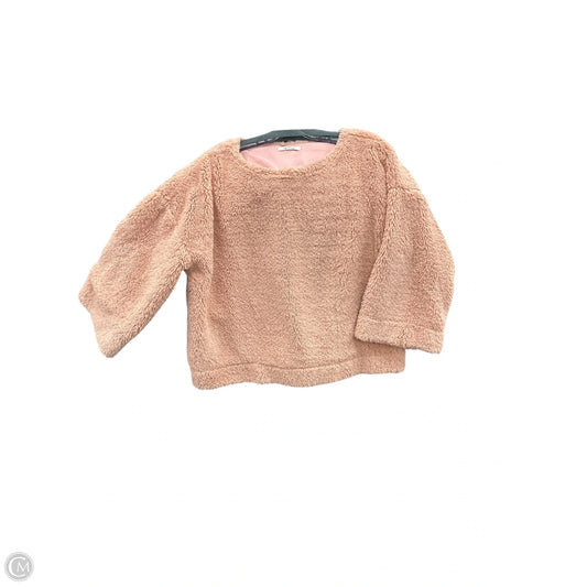 Sweatshirt Crewneck By Madewell In Pink, Size: M