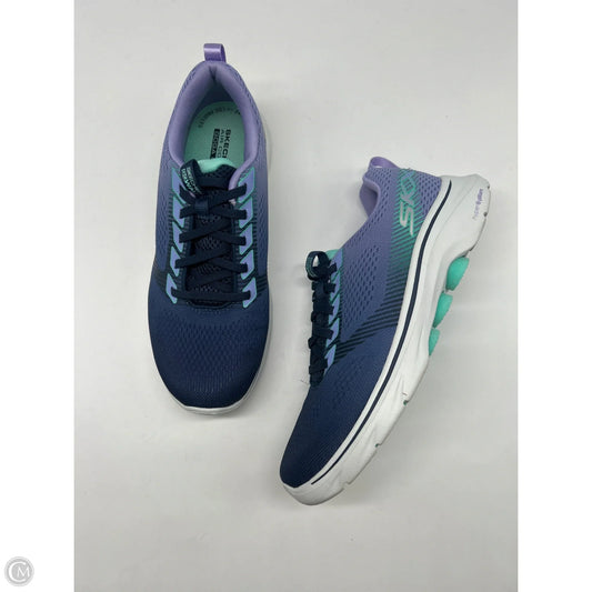 Shoes Athletic By Skechers In Blue, Size: 8.5