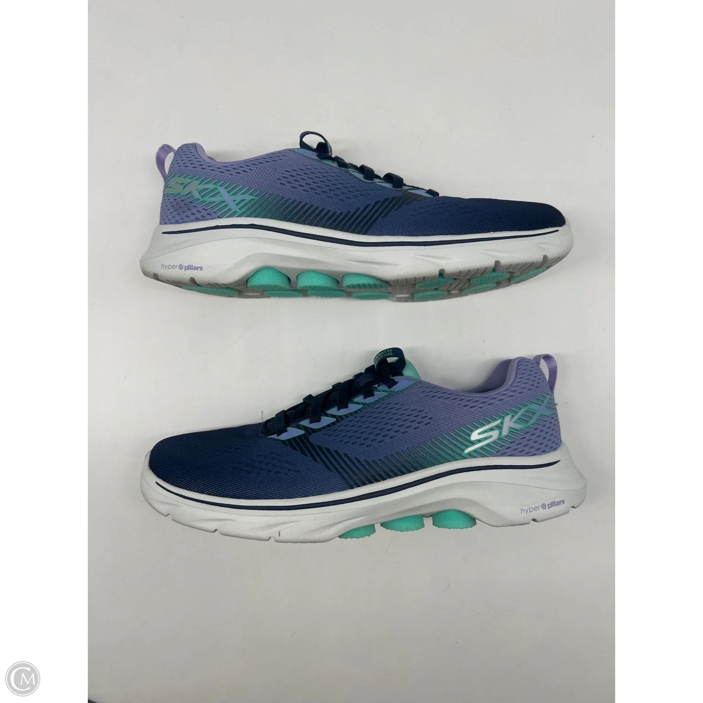Shoes Athletic By Skechers In Blue, Size: 8.5