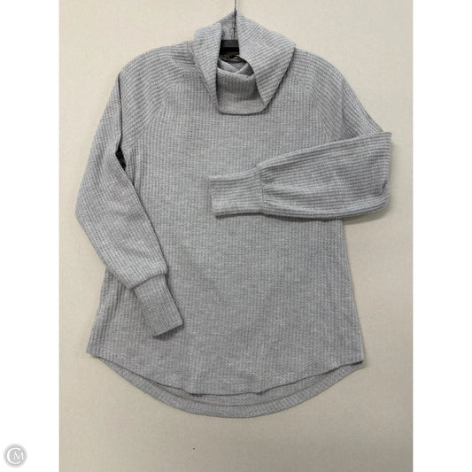 Top Long Sleeve By Loft In Grey, Size: S