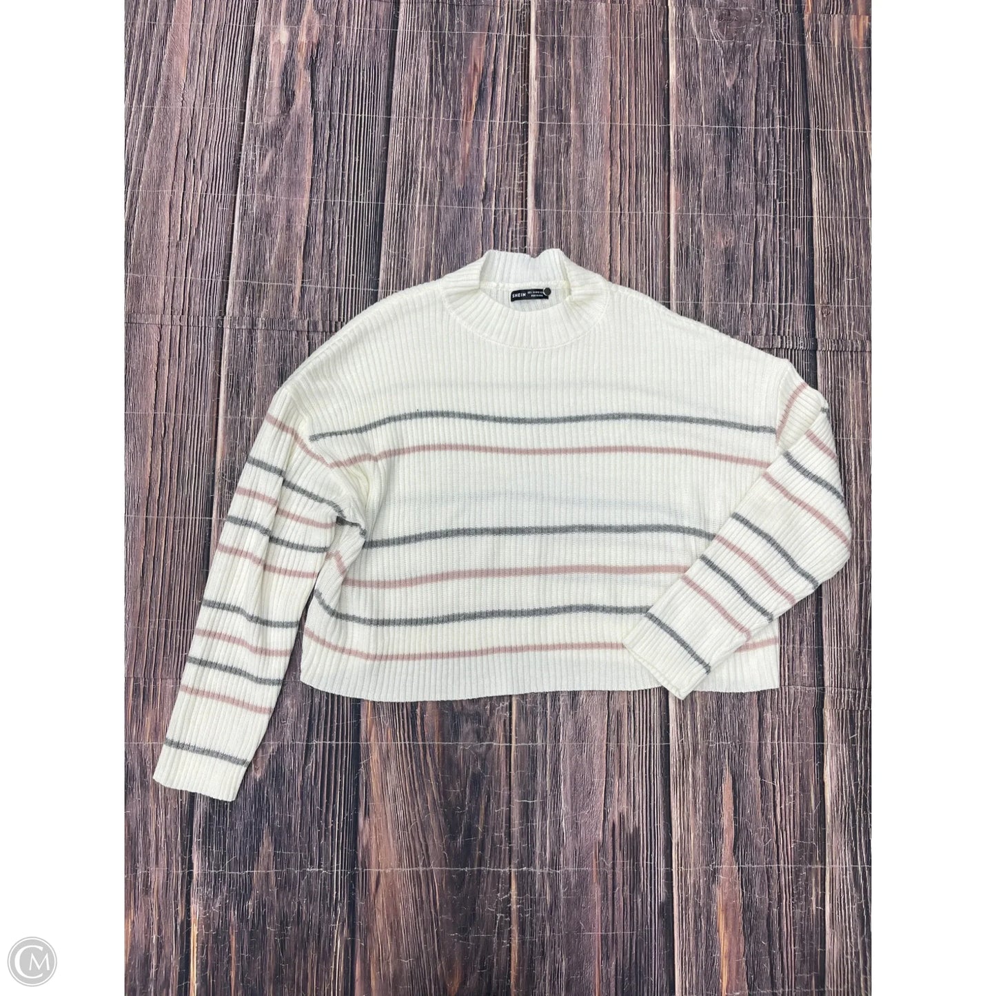 Sweater By Shein In Cream, Size: L