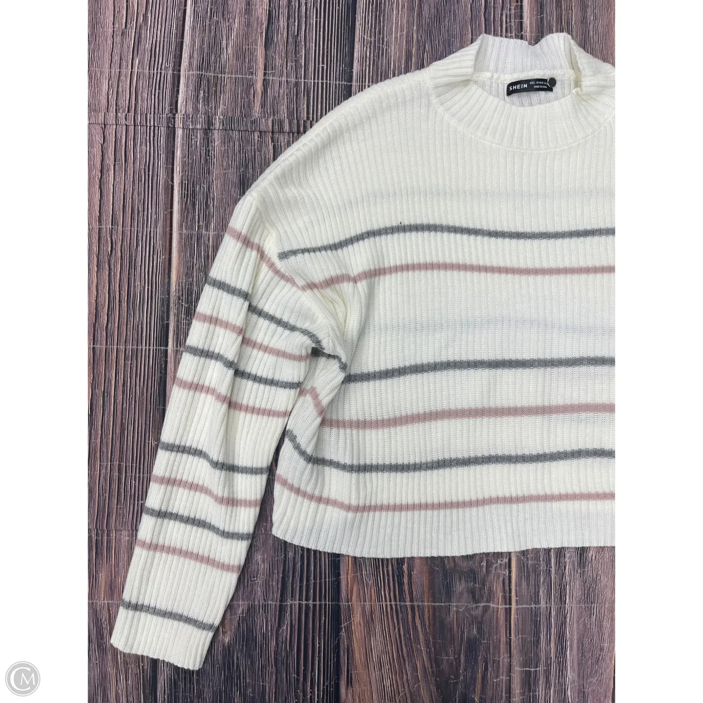 Sweater By Shein In Cream, Size: L