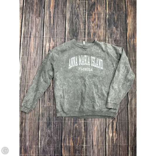 Sweatshirt Crewneck By Clothes Mentor In Grey, Size: 2x