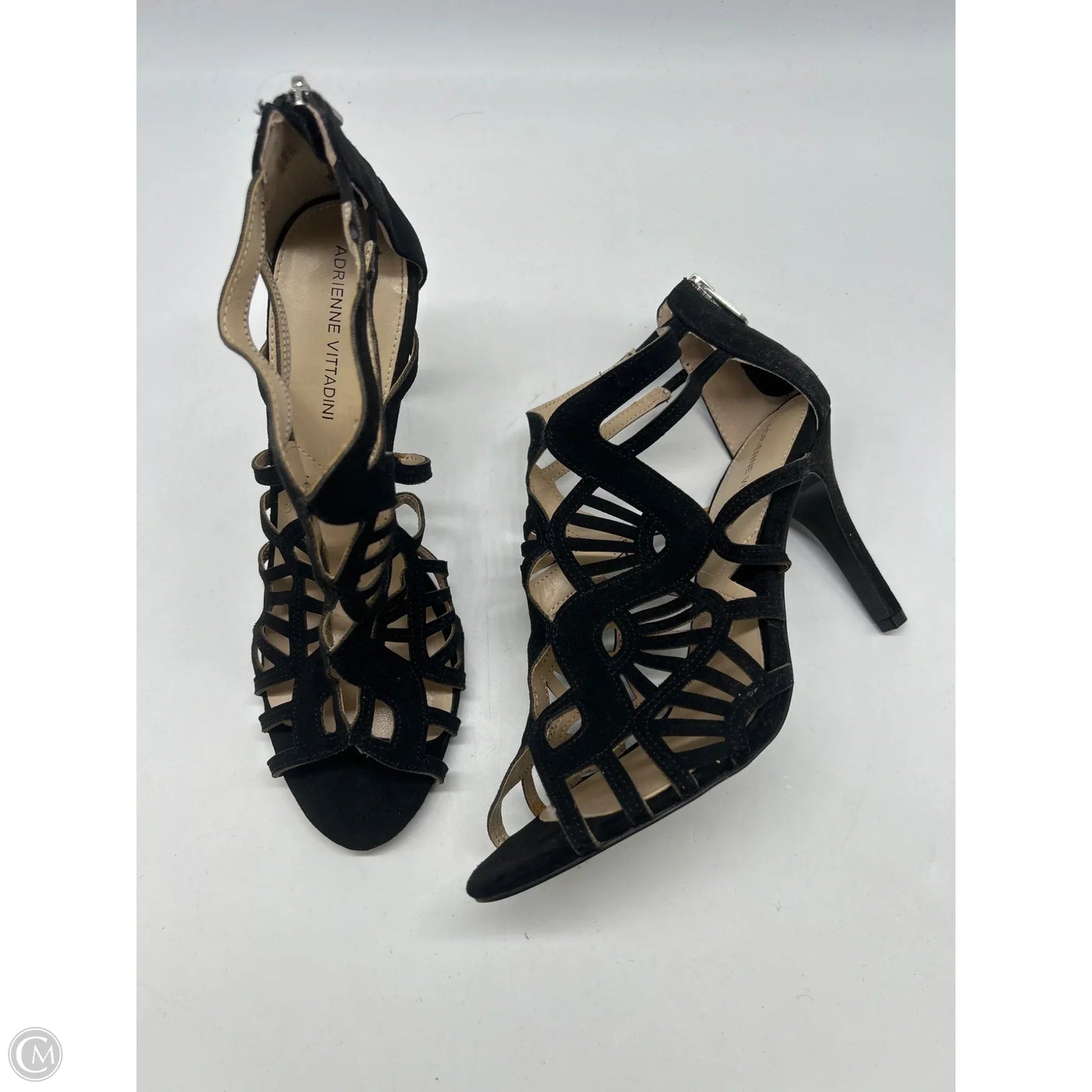 Shoes Heels Stiletto By Adrienne Vittadini In Black, Size: 9