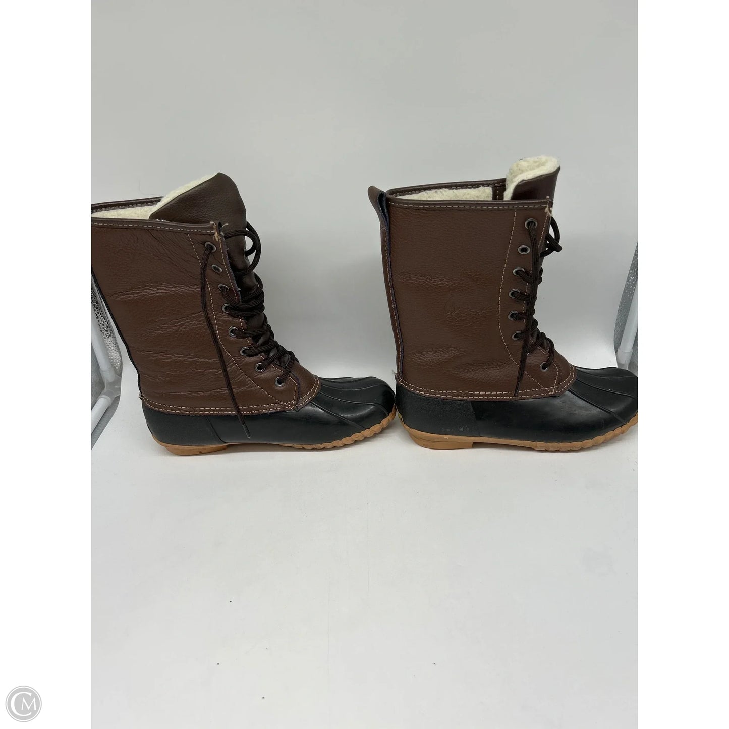 Boots Mid-calf Flats By Sporto In Brown, Size: 8