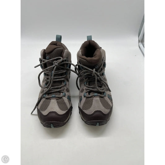 Shoes Hiking By Merrell In Brown, Size: 6.5