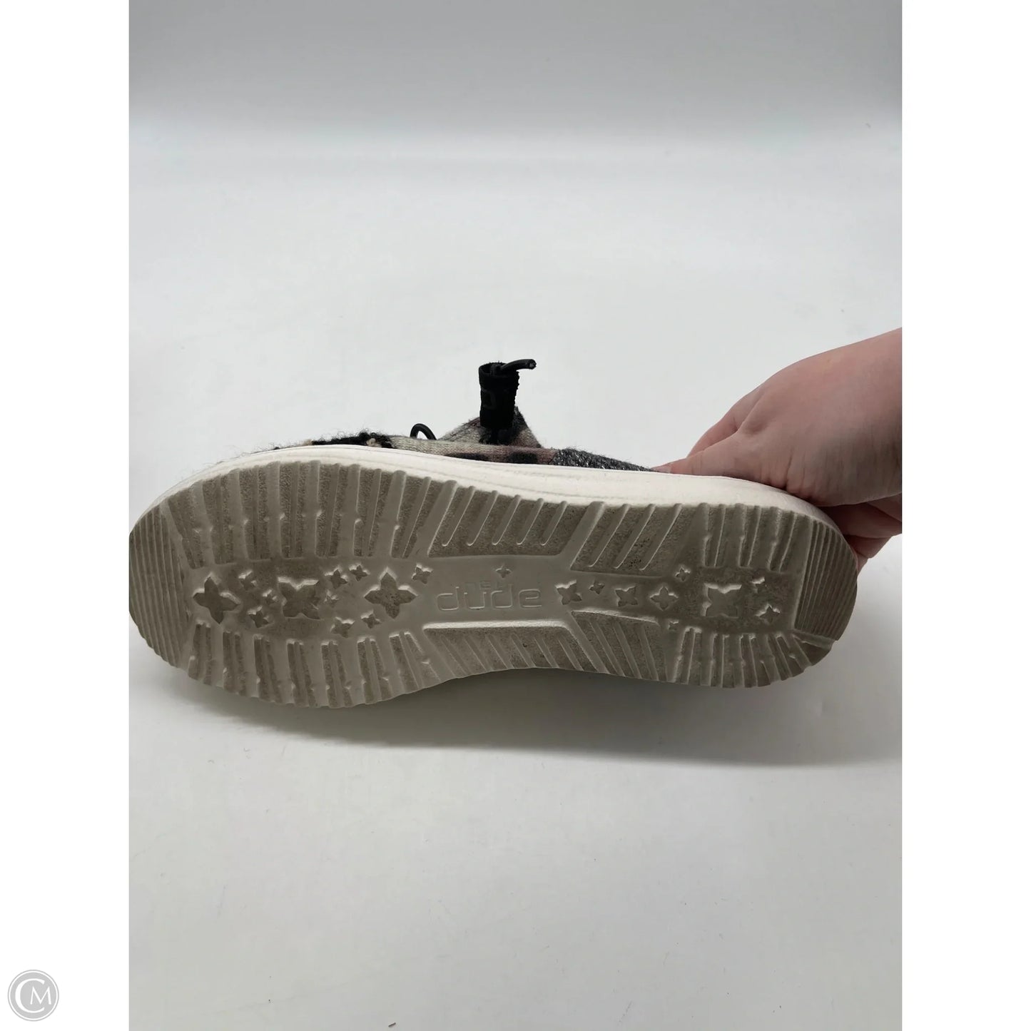 Shoes Flats By Hey Dude In Animal Print, Size: 5