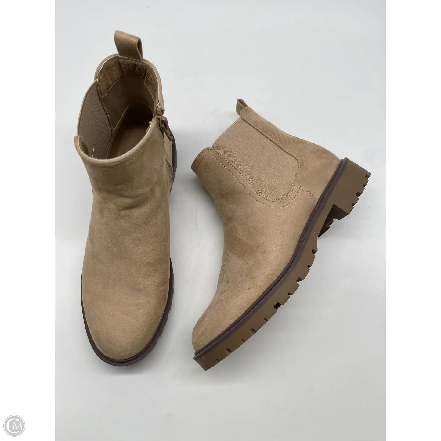 Boots Ankle Heels By Maurices In Brown, Size: 8