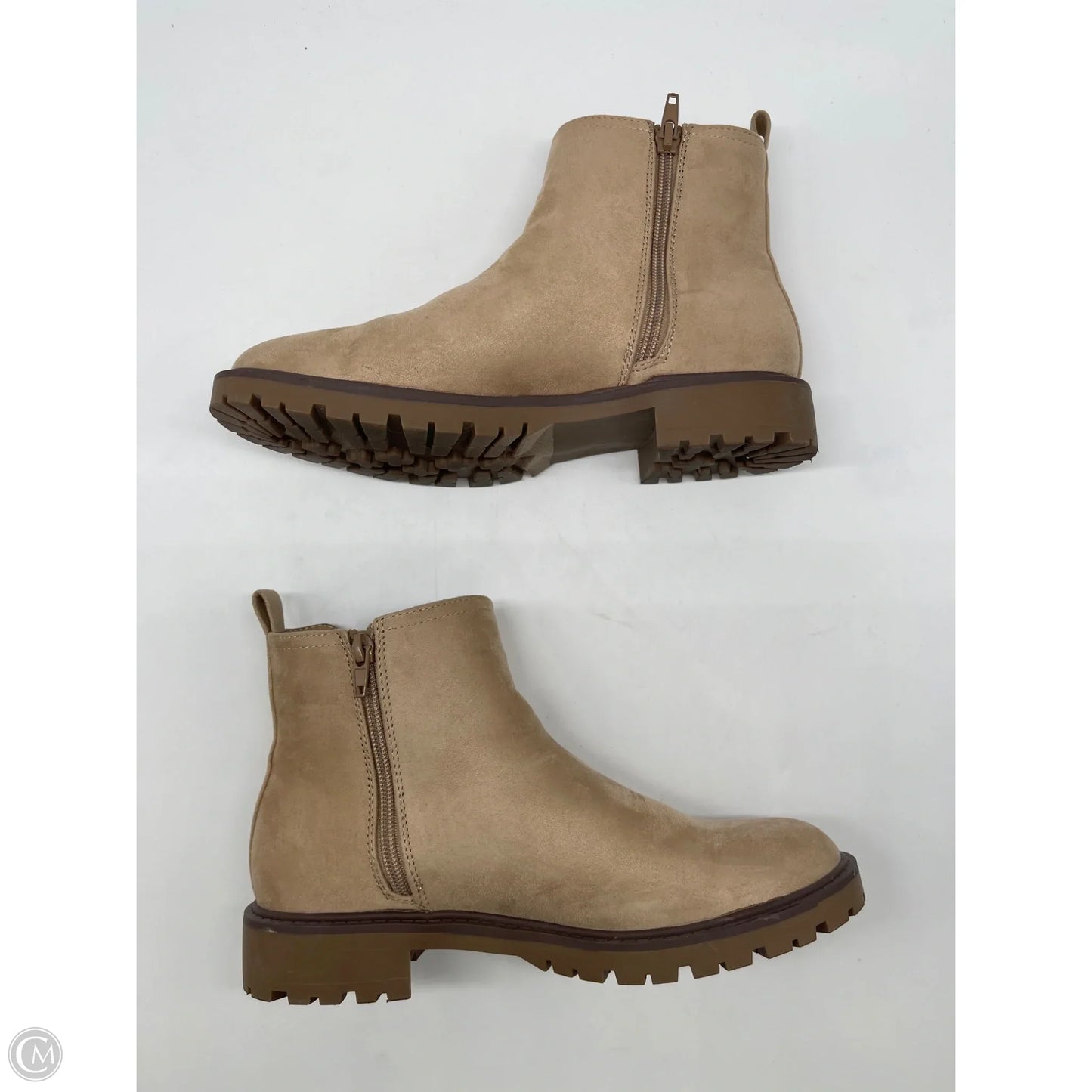 Boots Ankle Heels By Maurices In Brown, Size: 8