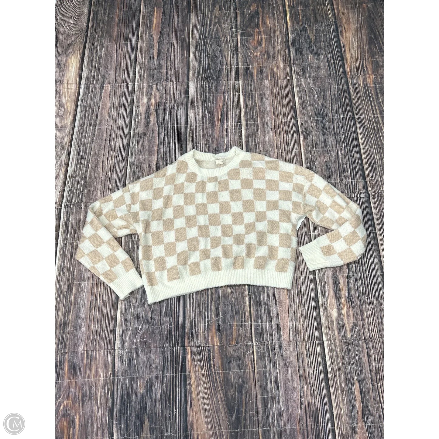 Sweater By Debut In Cream, Size: M