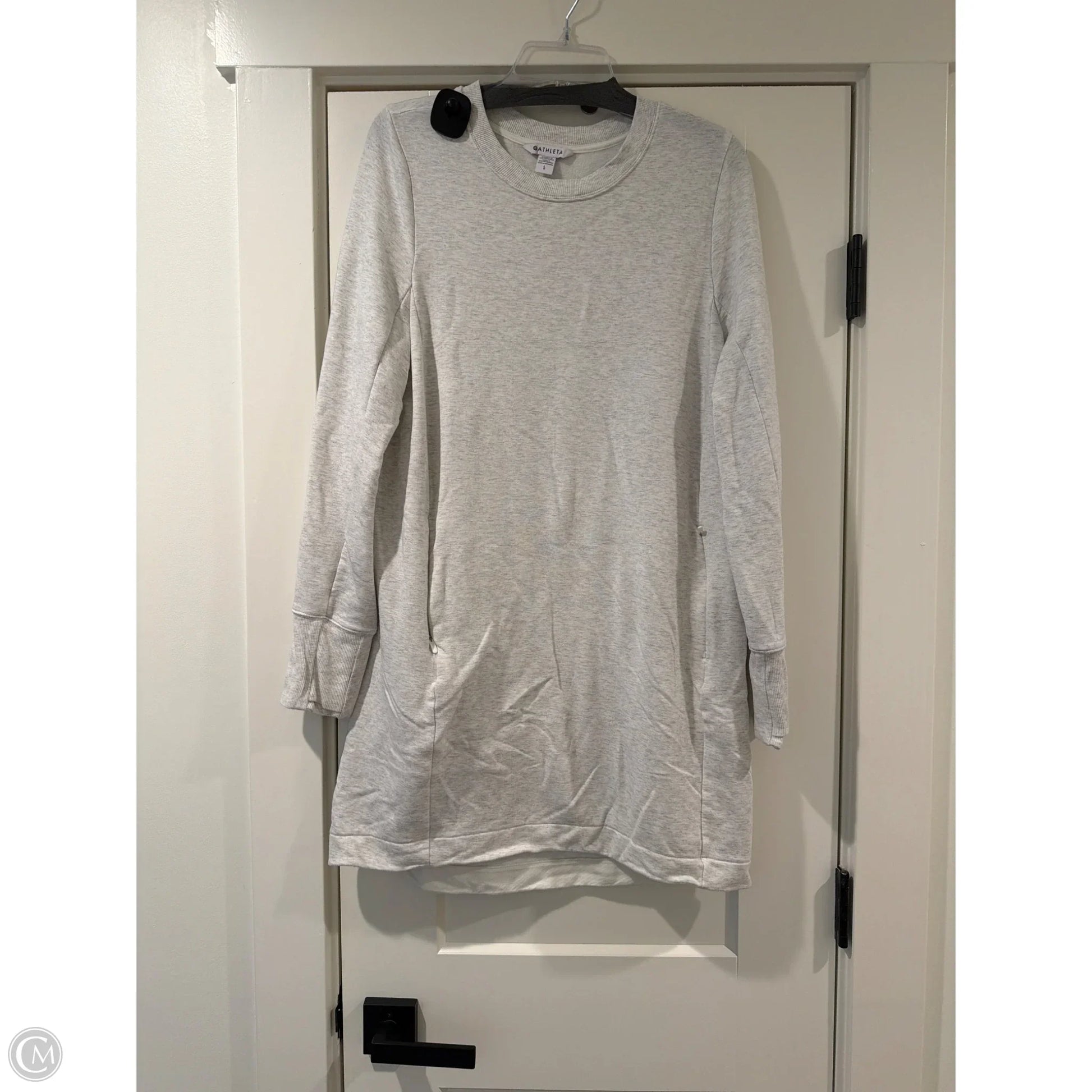 athleta grey dress Athleta- Illusion Long Sleeve Gray dress XS