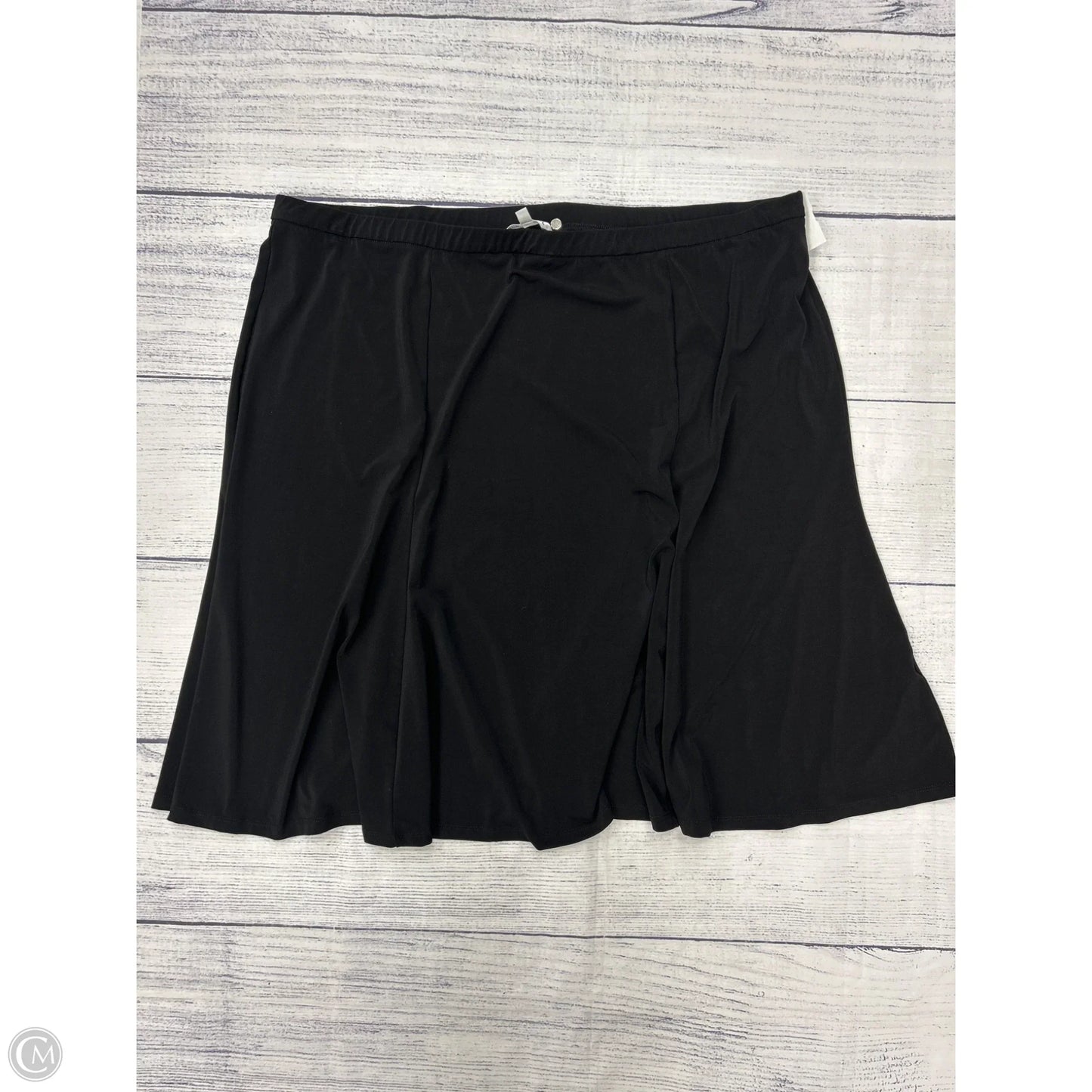 Skirt Mini & Short By Clothes Mentor In Black, Size: 3x