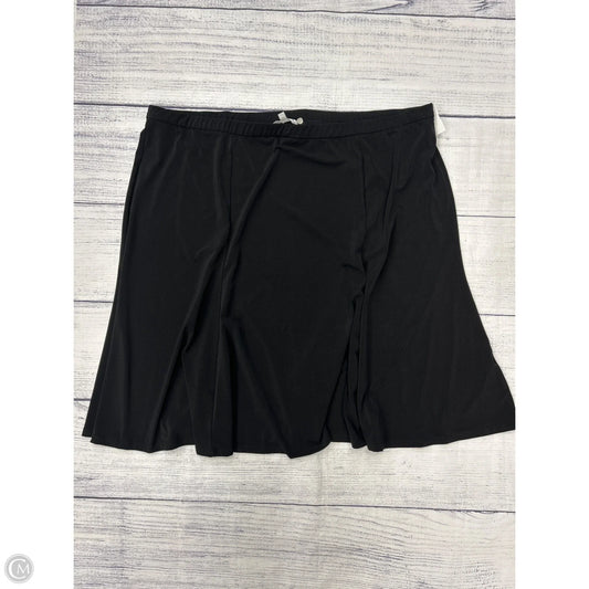 Skirt Mini & Short By Clothes Mentor In Black, Size: 3x