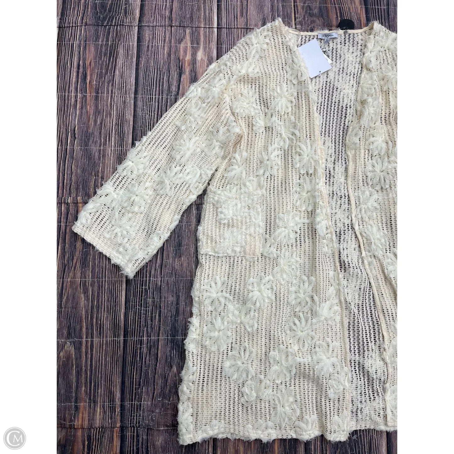 Cardigan By Polagram In Tan, Size: M