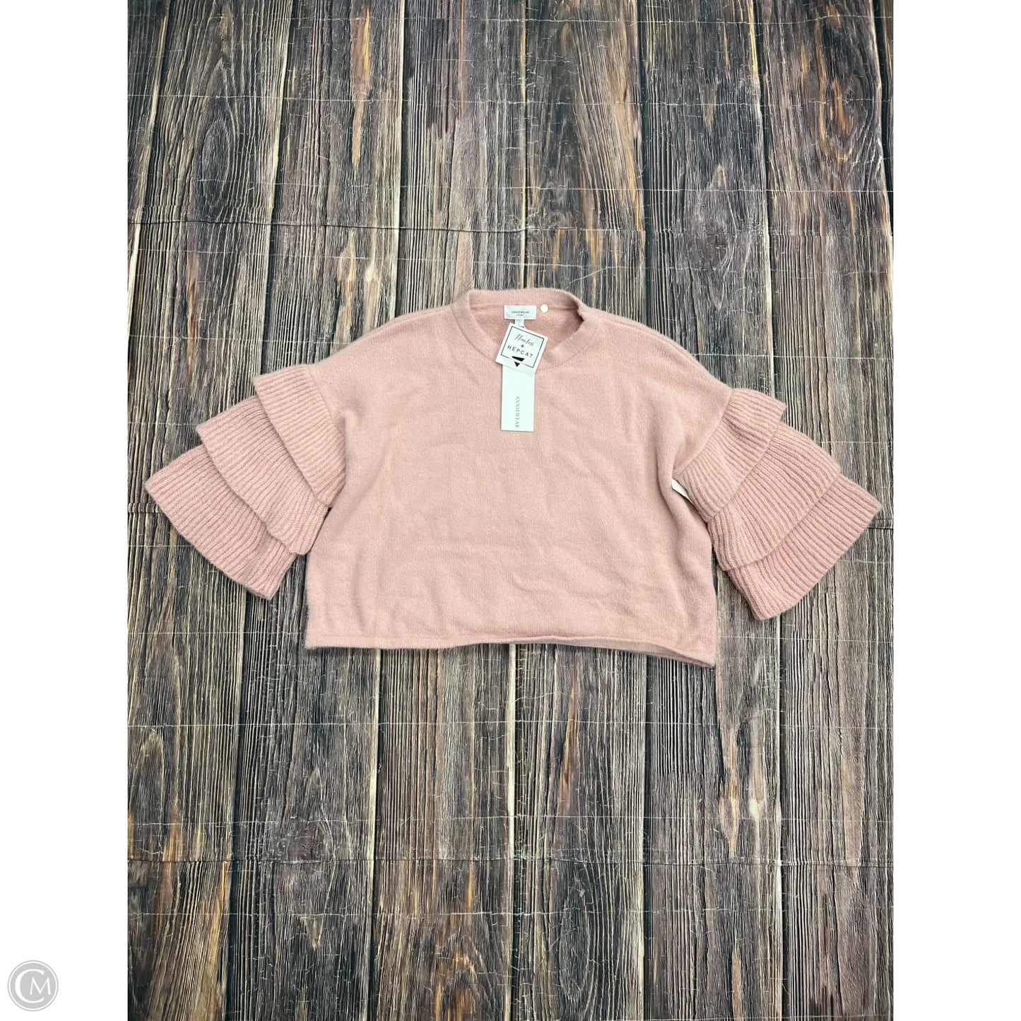 Sweater By Clothes Mentor In Pink, Size: L